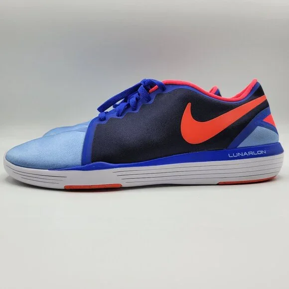 Nike Lunar Indoor Soccer Shoes Size 8.5 US 818062-400 Lunarlon NO INSOLES - Picture 8 of 12